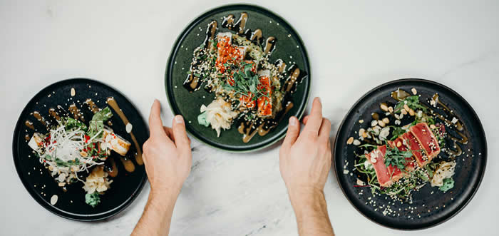 borden sushi op kookcursus